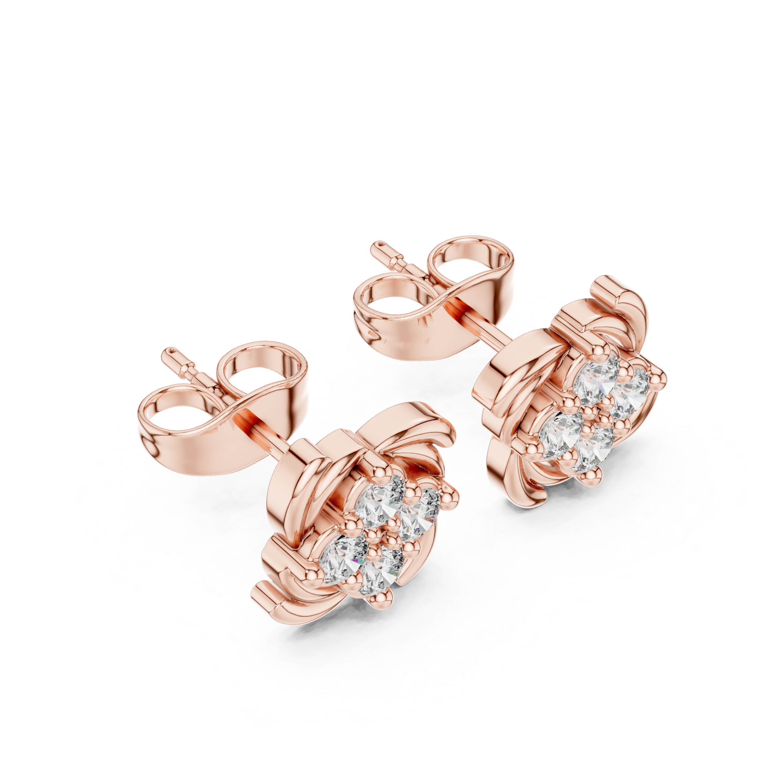 Round 10K 14K 18K 22K Rose Gold