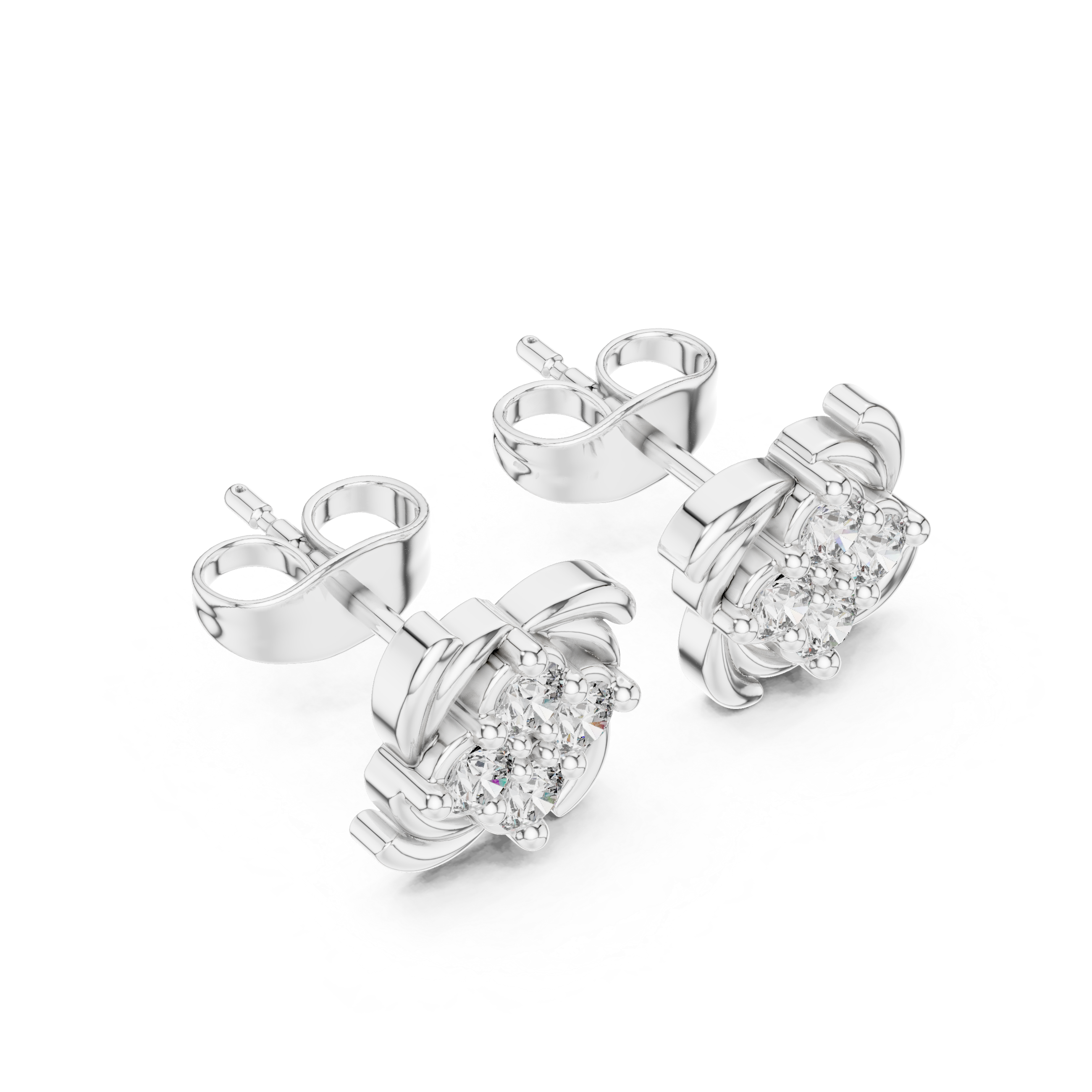 Round 10K 14K 18K 22K White Gold