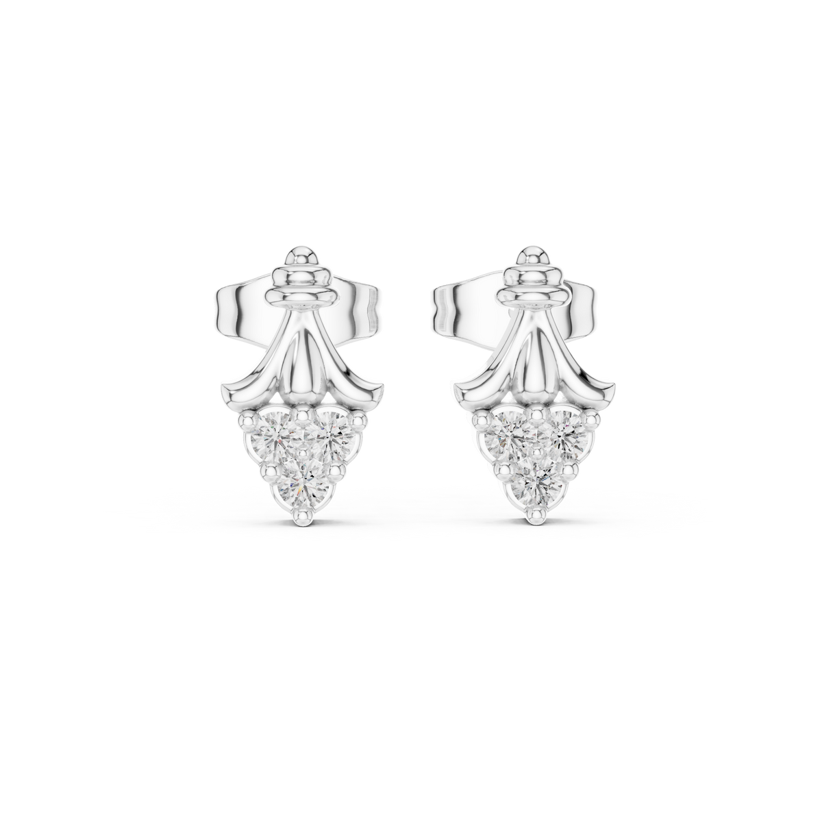 Round 10K 14K 18K 22K White Gold