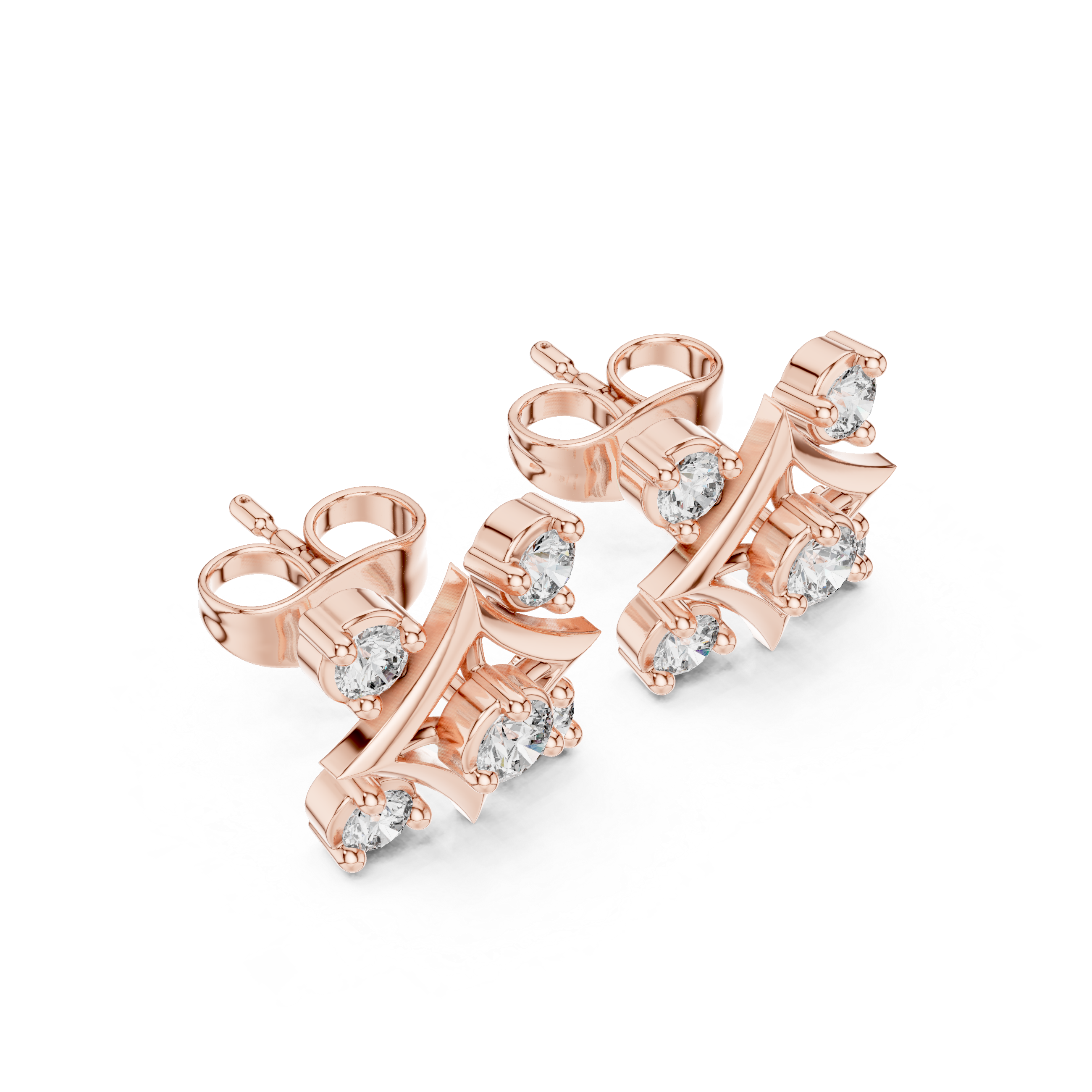 Round 10K 14K 18K 22K Rose Gold