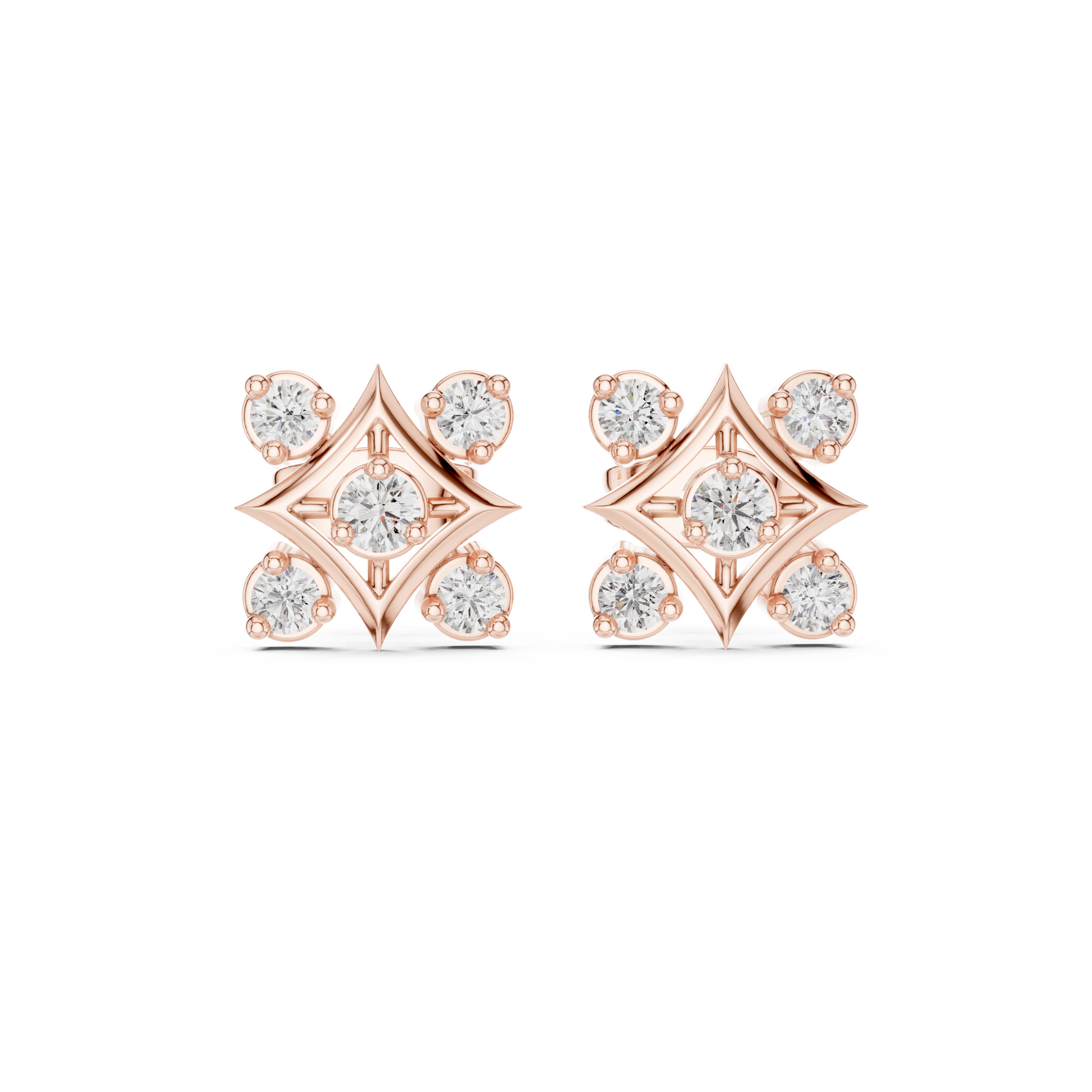 Round 10K 14K 18K 22K Rose Gold