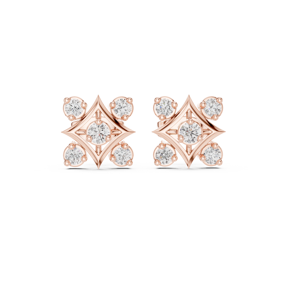 Round 10K 14K 18K 22K Rose Gold