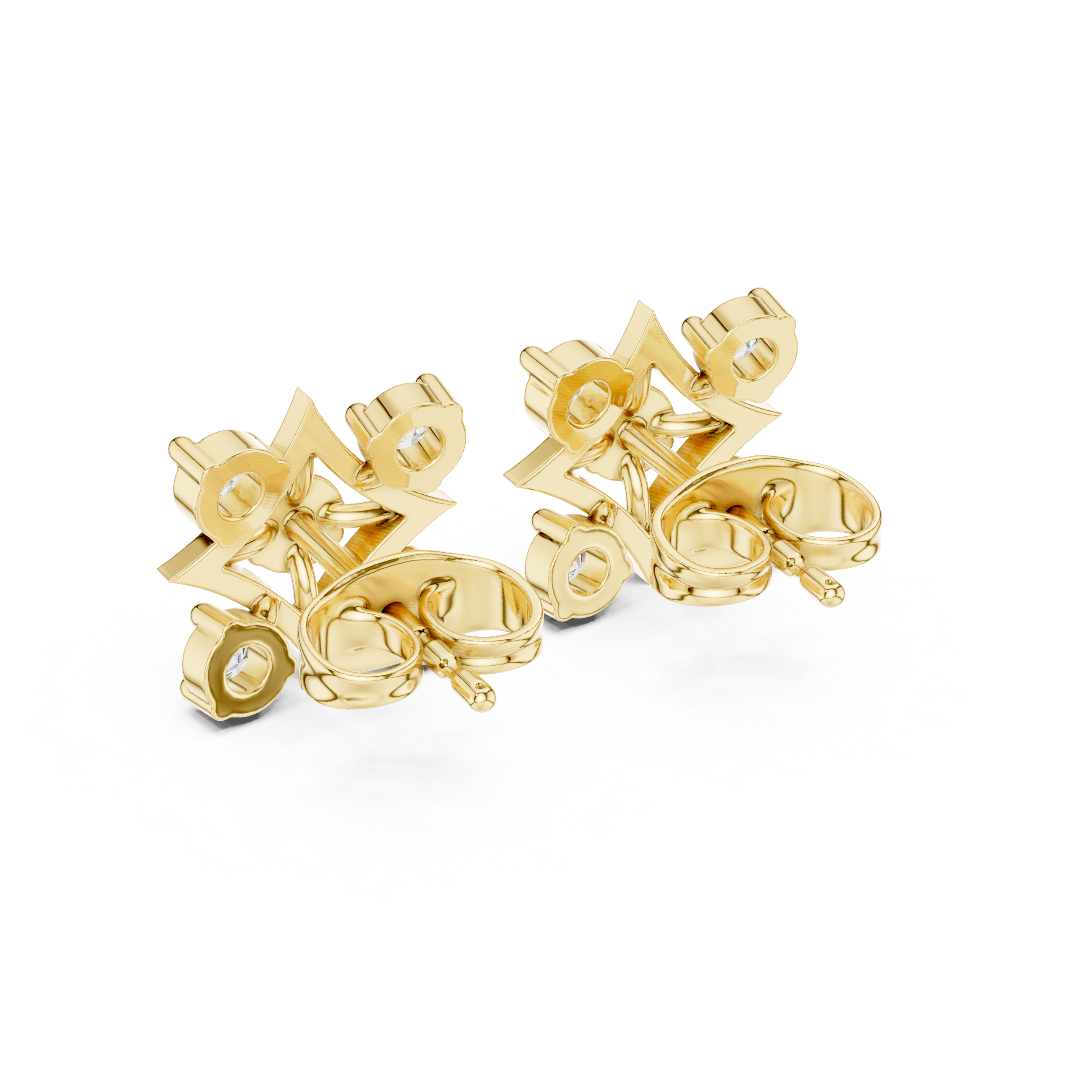 Round 10K 14K 18K 22K Yellow Gold