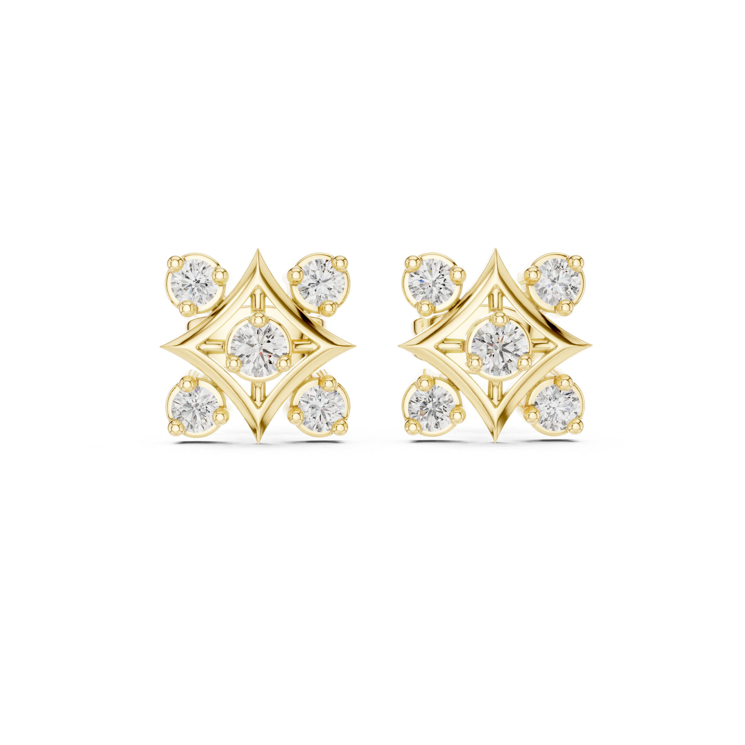Round 10K 14K 18K 22K Yellow Gold