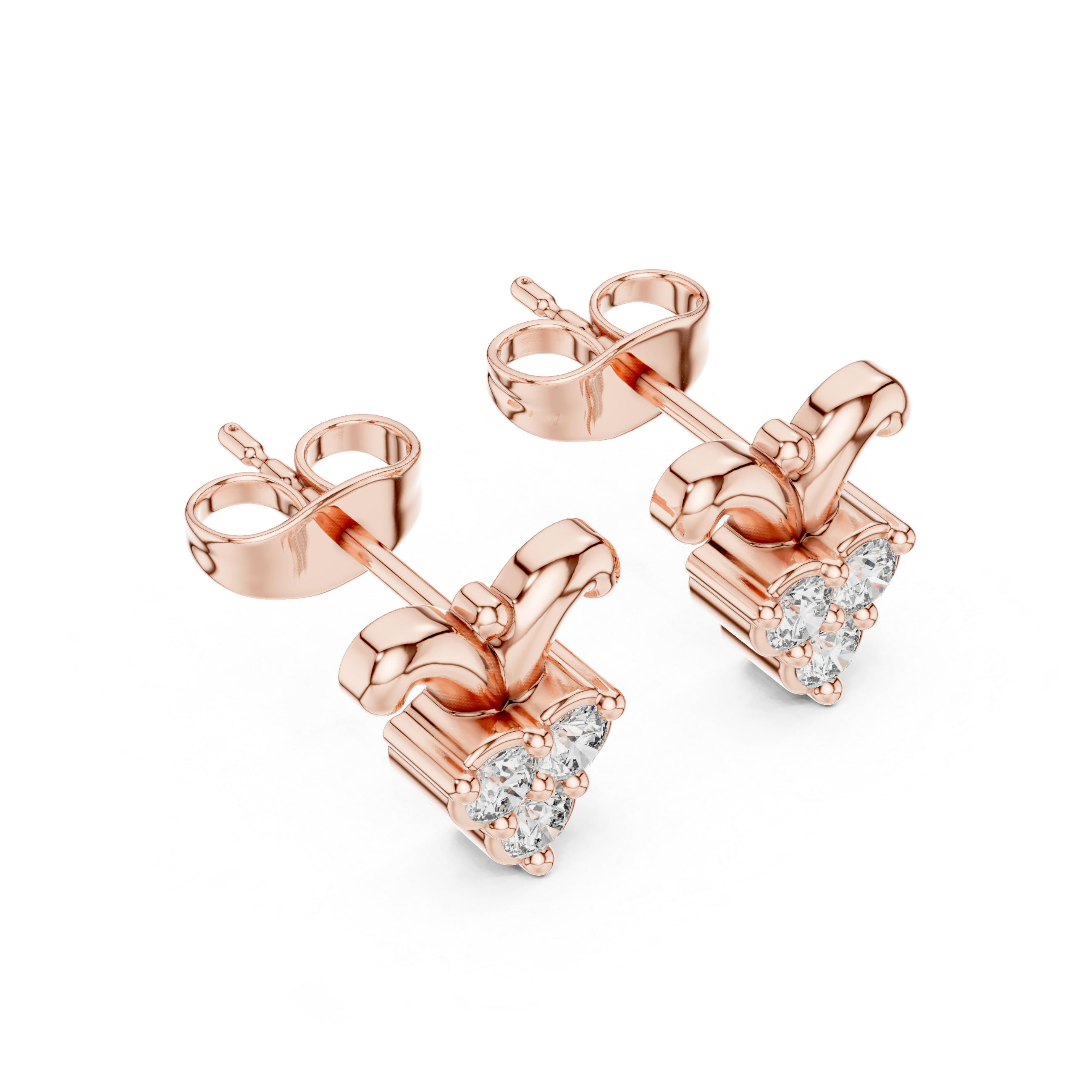 Round 10K 14K 18K 22K Rose Gold