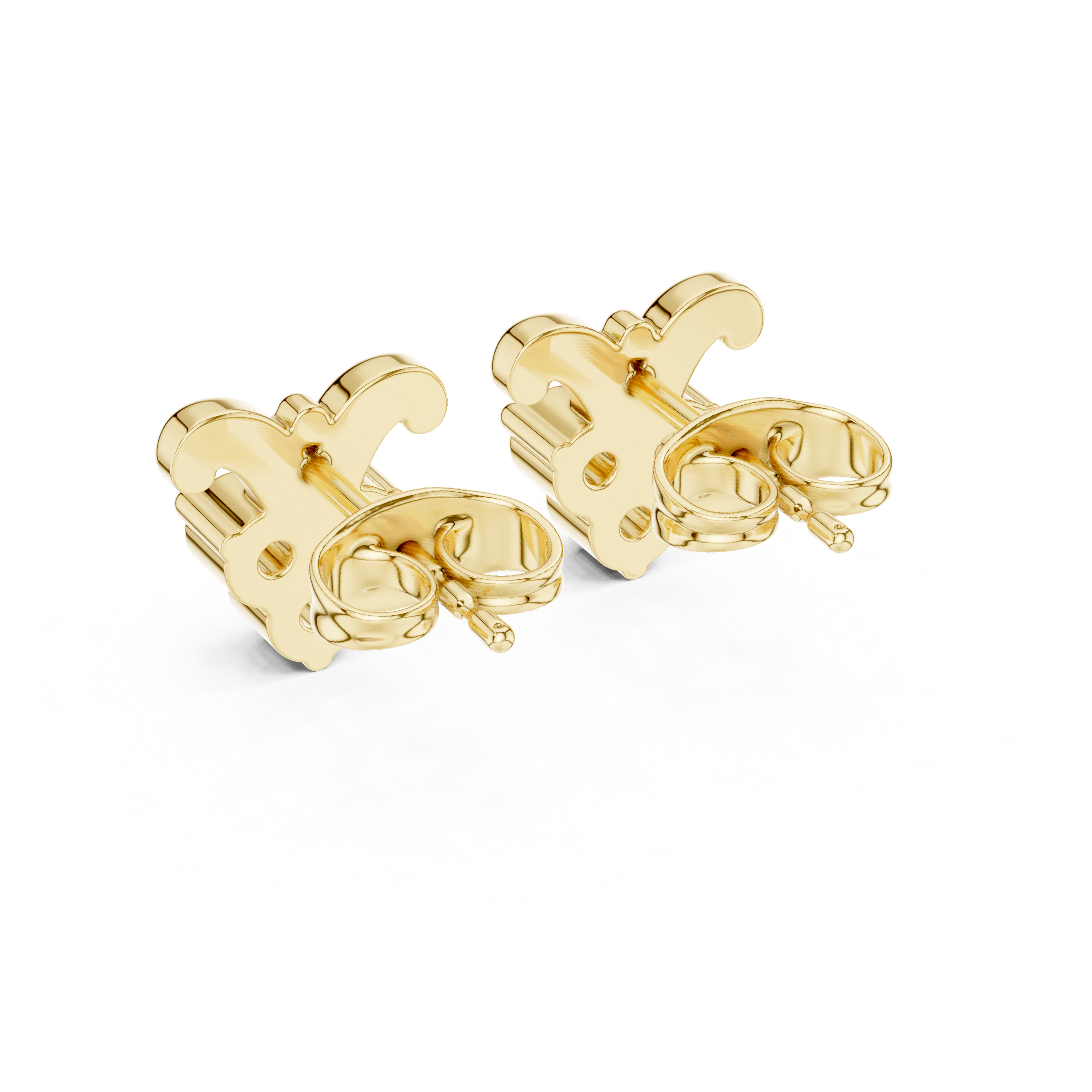 Round 10K 14K 18K 22K Yellow Gold