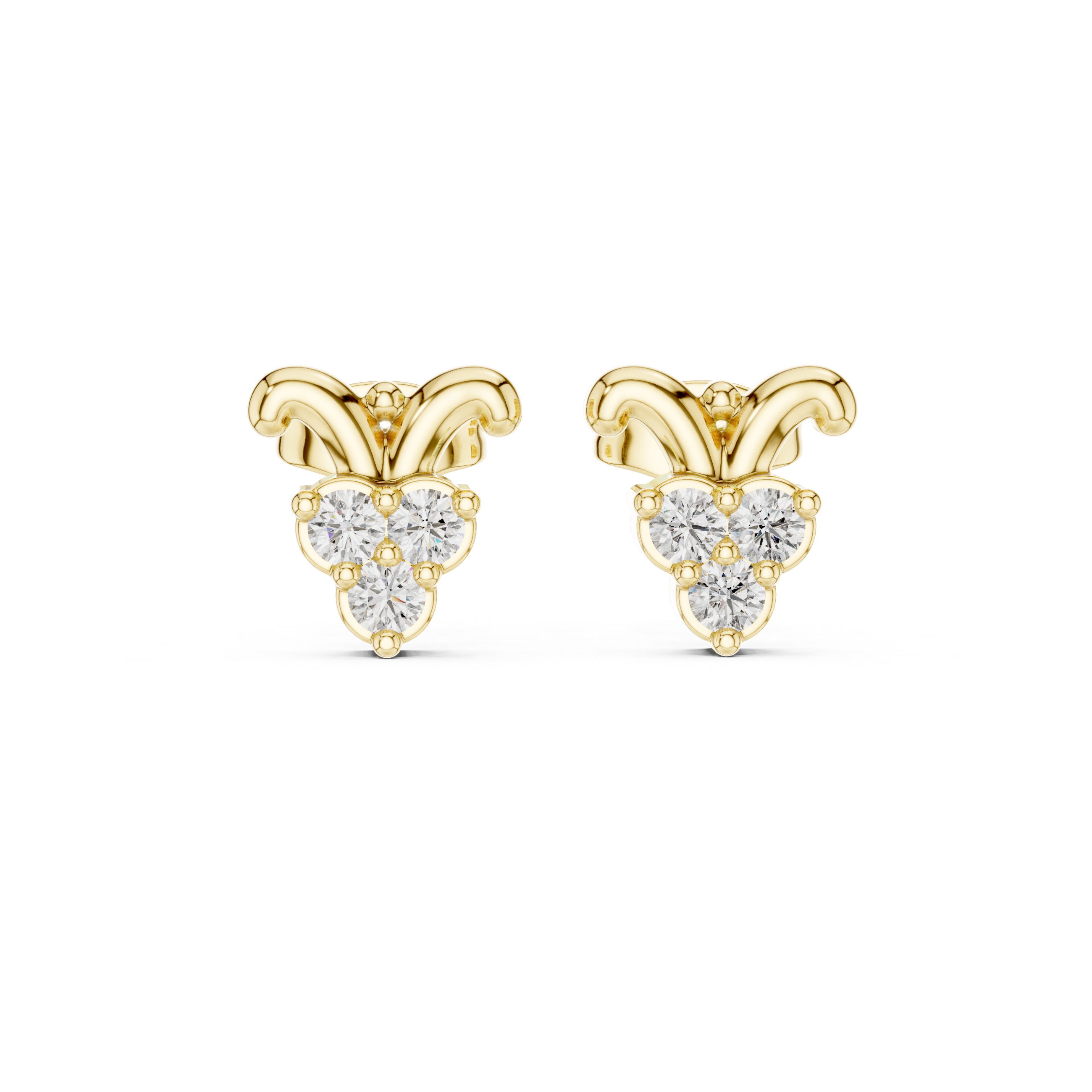 Round 10K 14K 18K 22K Yellow Gold