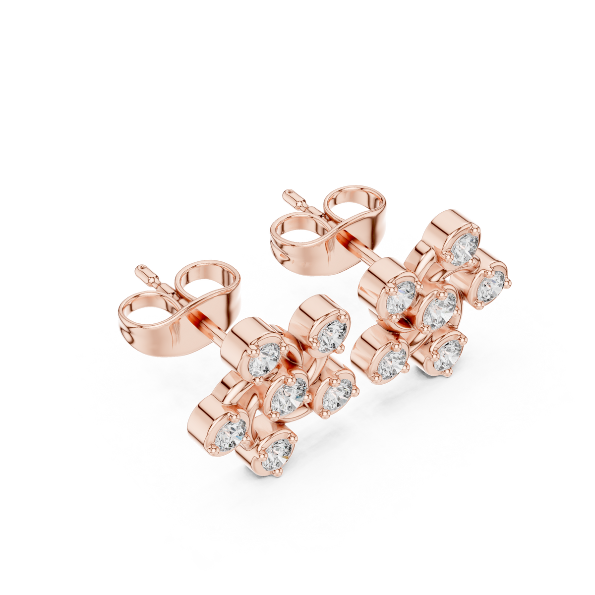 Round 10K 14K 18K 22K Rose Gold