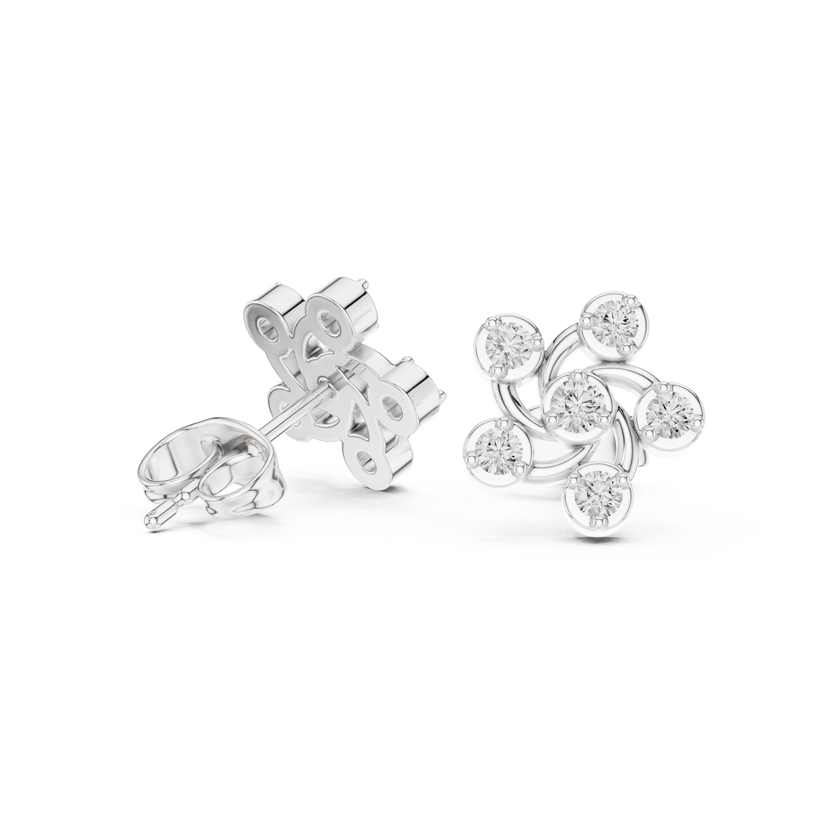 Round 10K 14K 18K 22K White Gold
