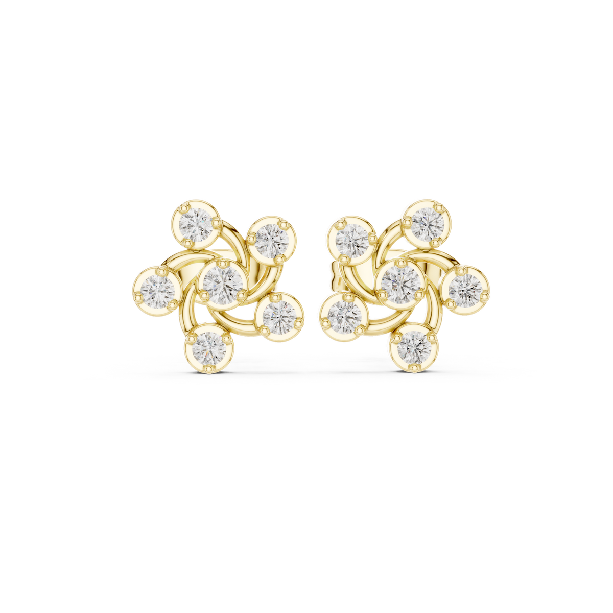 Round 10K 14K 18K 22K Yellow Gold