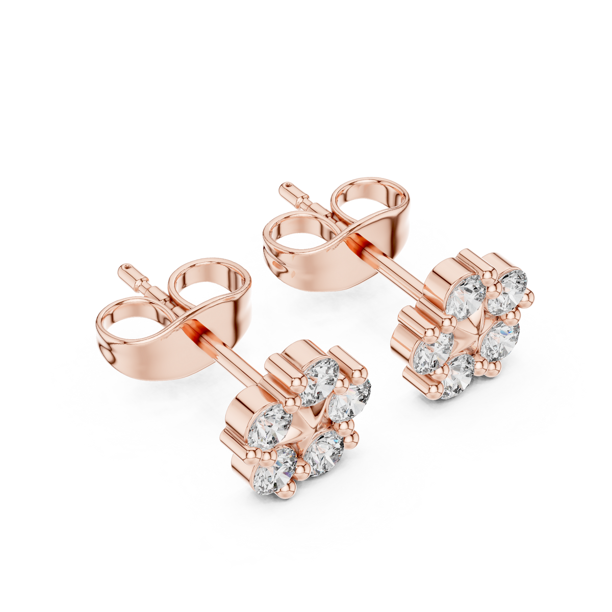 Round 10K 14K 18K 22K Rose Gold