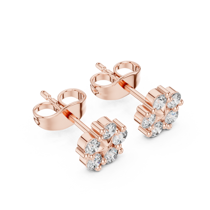 Round 10K 14K 18K 22K Rose Gold