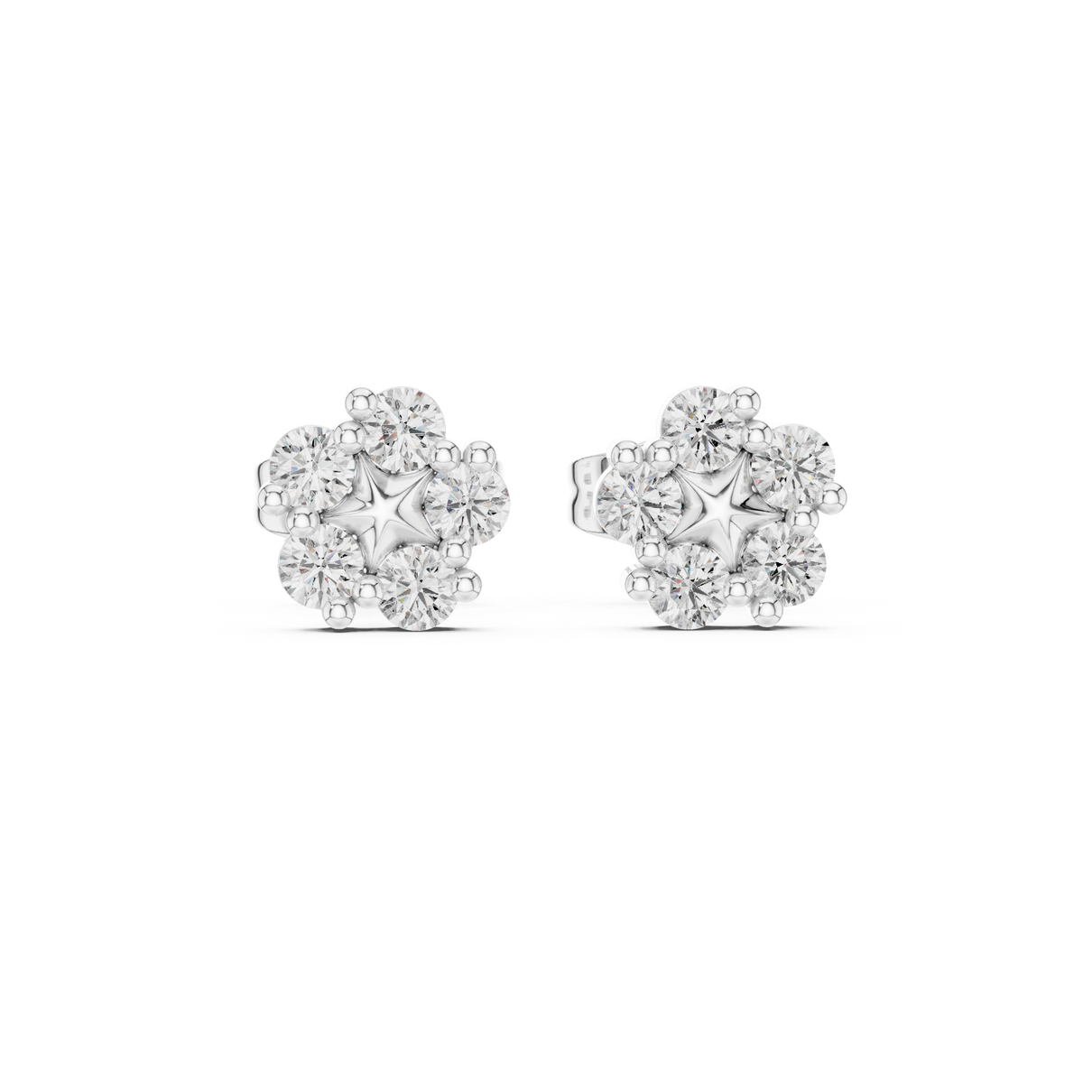 Round 10K 14K 18K 22K White Gold