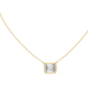 Emerald 10K 14K 18K 22K Yellow Gold