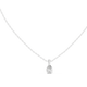 Pear 10K 14K 18K 22K White Gold
