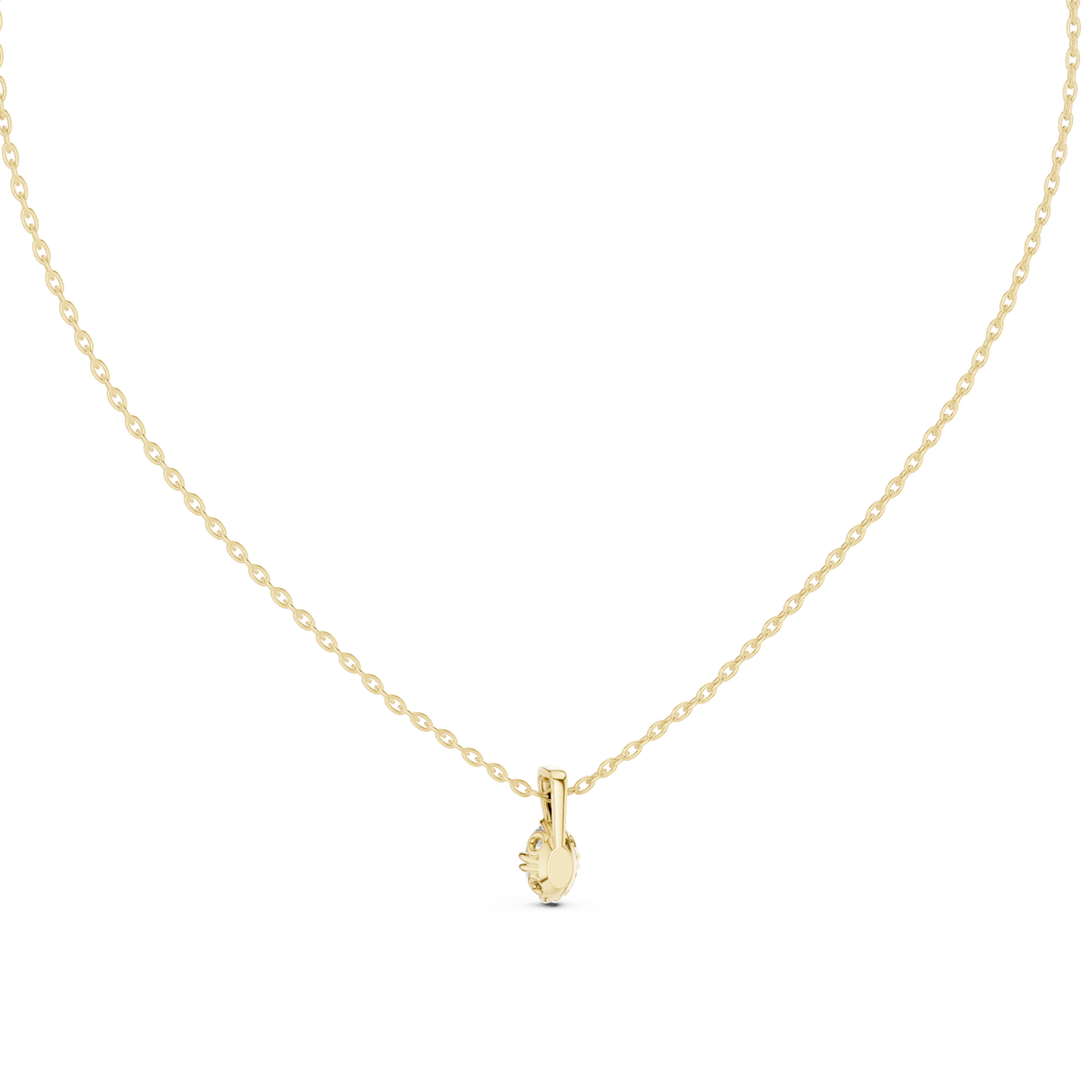 Oval 10K 14K 18K 22K Yellow Gold