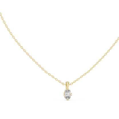 Oval 10K 14K 18K 22K Yellow Gold