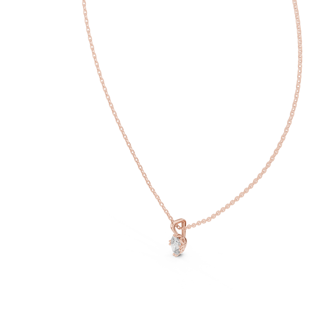 Oval 10K 14K 18K 22K Rose Gold