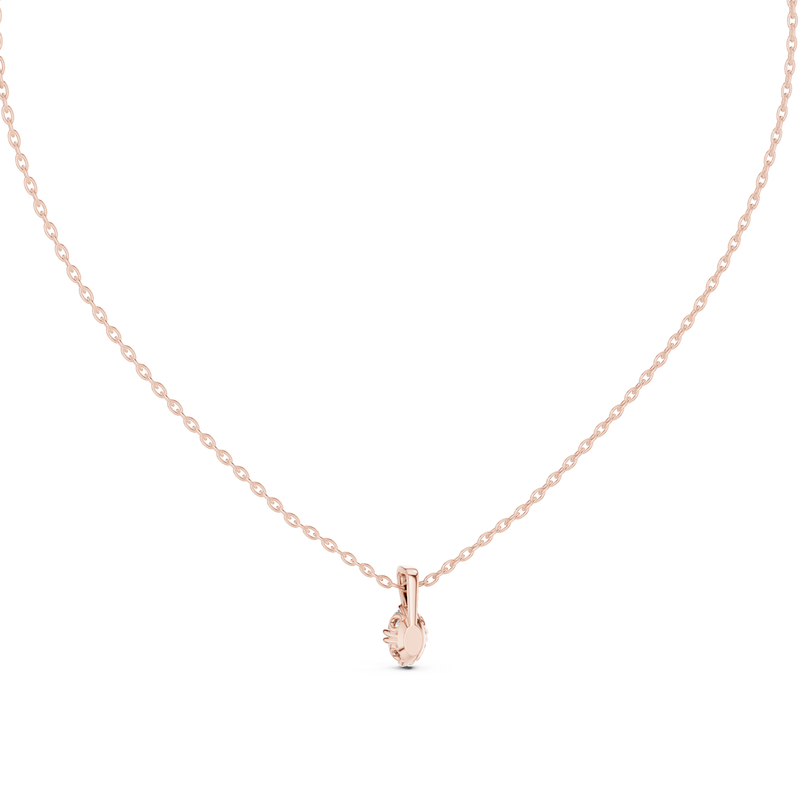Oval 10K 14K 18K 22K Rose Gold