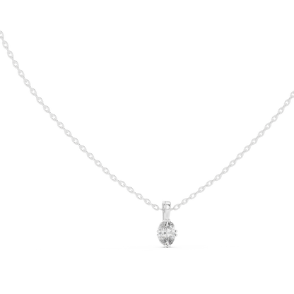 Oval 10K 14K 18K 22K White Gold