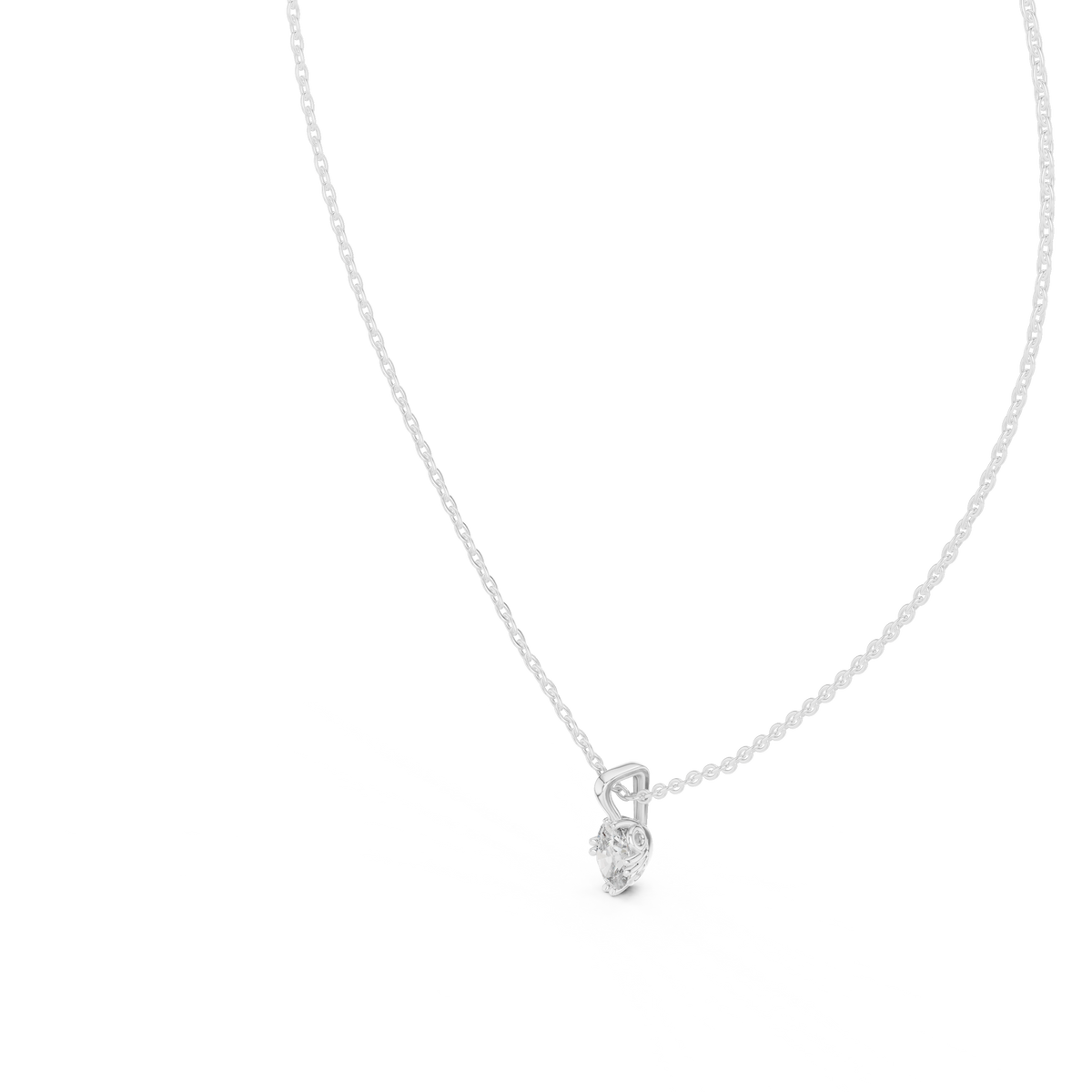 Oval 10K 14K 18K 22K White Gold