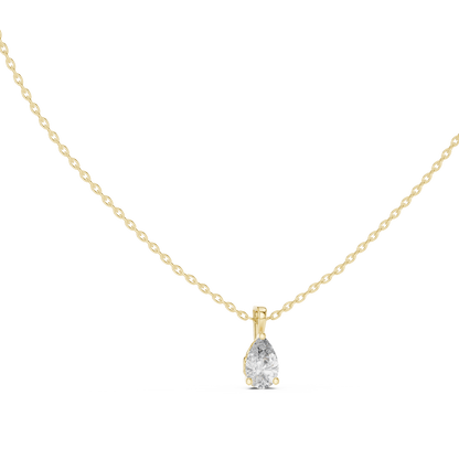 Pear 10K 14K 18K 22K Yellow Gold