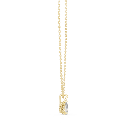 Pear 10K 14K 18K 22K Yellow Gold