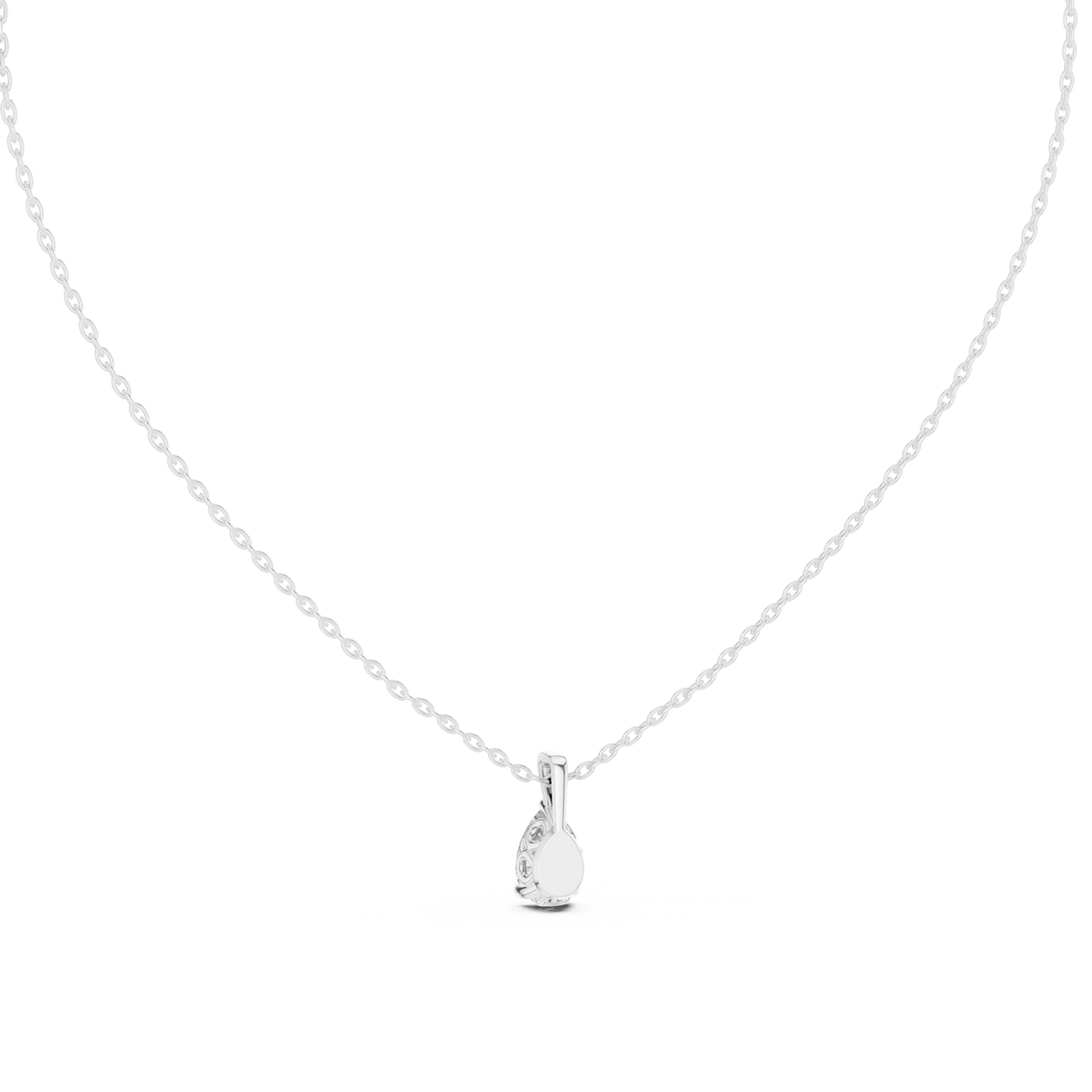 Pear 10K 14K 18K 22K White Gold