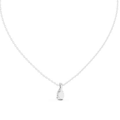 Pear 10K 14K 18K 22K White Gold