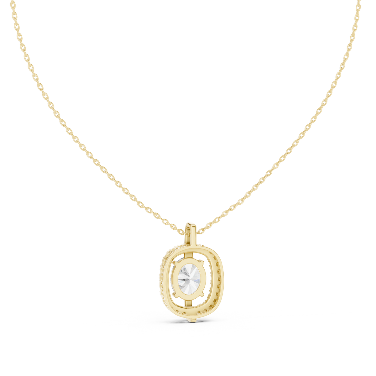Oval 10K 14K 18K 22K Yellow Gold