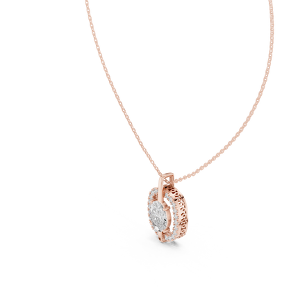 Oval 10K 14K 18K 22K Rose Gold