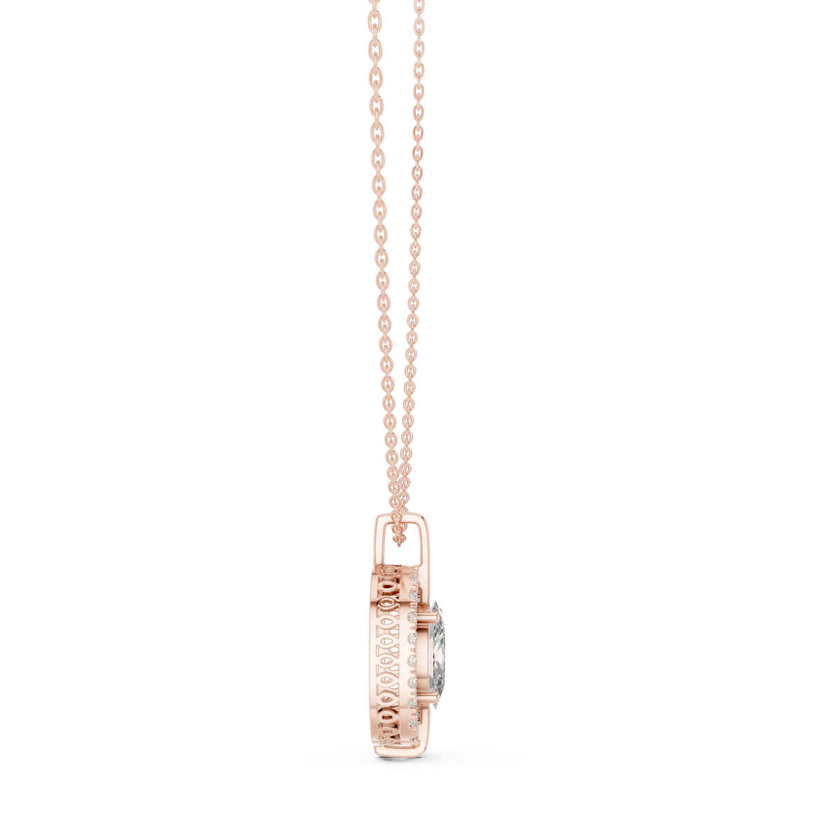 Oval 10K 14K 18K 22K Rose Gold