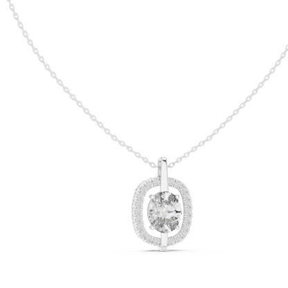 Oval 10K 14K 18K 22K White Gold