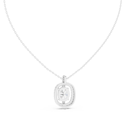 Oval 10K 14K 18K 22K White Gold