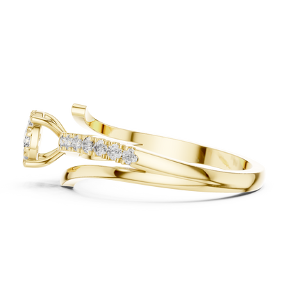 Round 10K 14K 18K 22K Yellow Gold