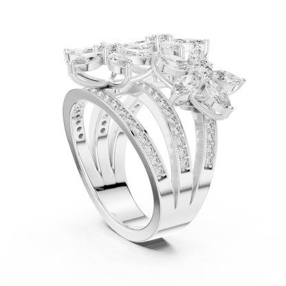 Marquise 10K 14K 18K 22K White Gold
