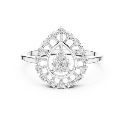 Round 10K 14K 18K 22K White Gold