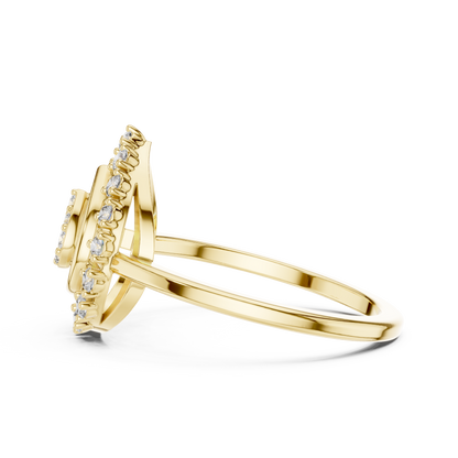 Round 10K 14K 18K 22K Yellow Gold