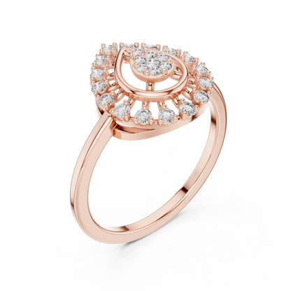 Round 10K 14K 18K 22K Rose Gold