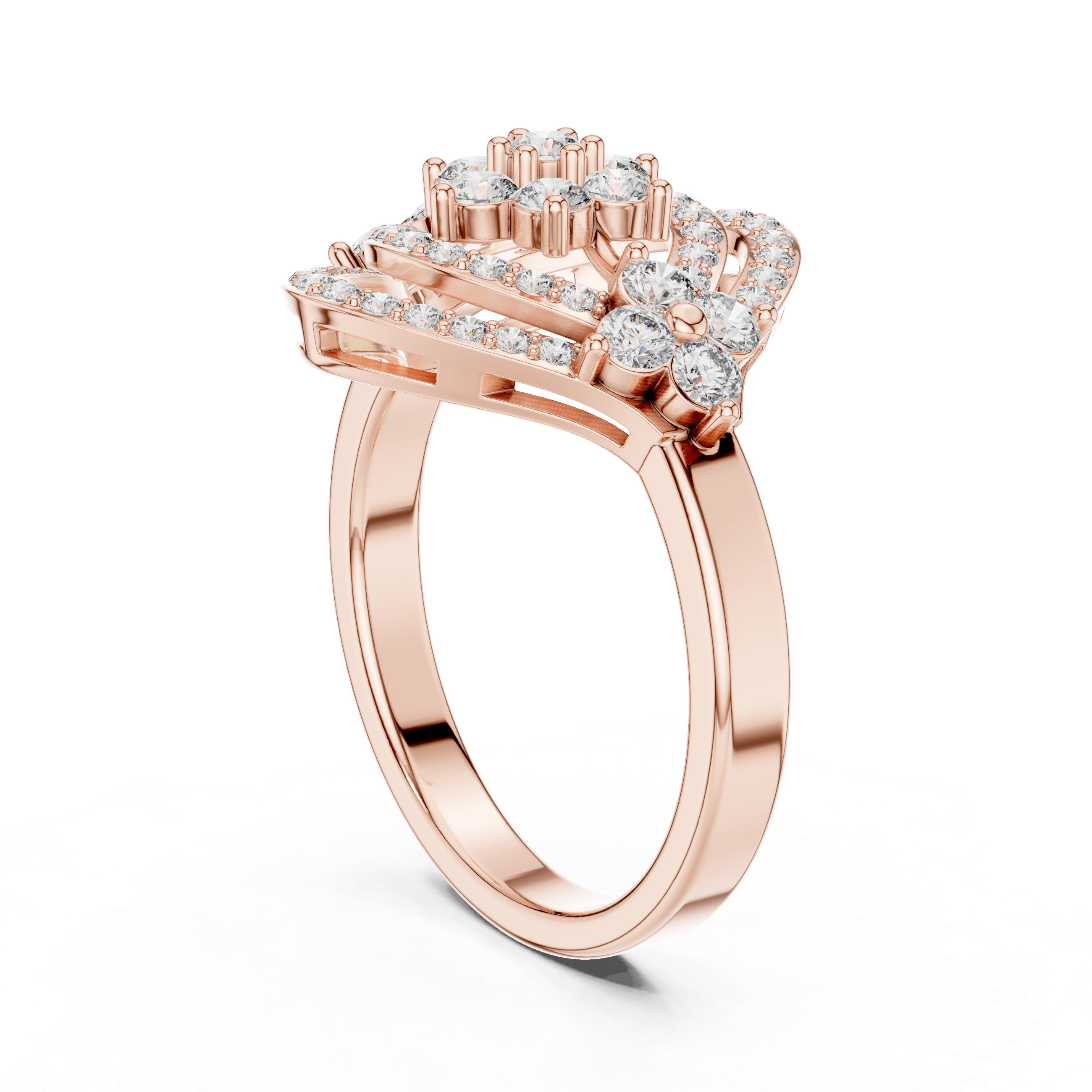 Round 10K 14K 18K 22K Rose Gold