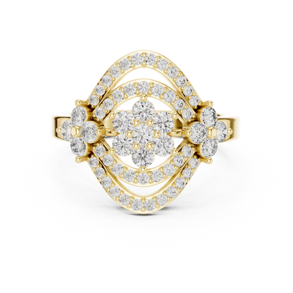 Round 10K 14K 18K 22K Yellow Gold