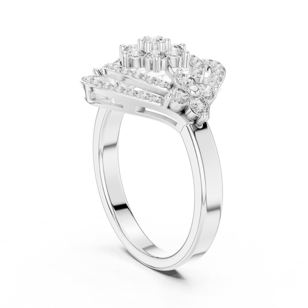 Round 10K 14K 18K 22K White Gold