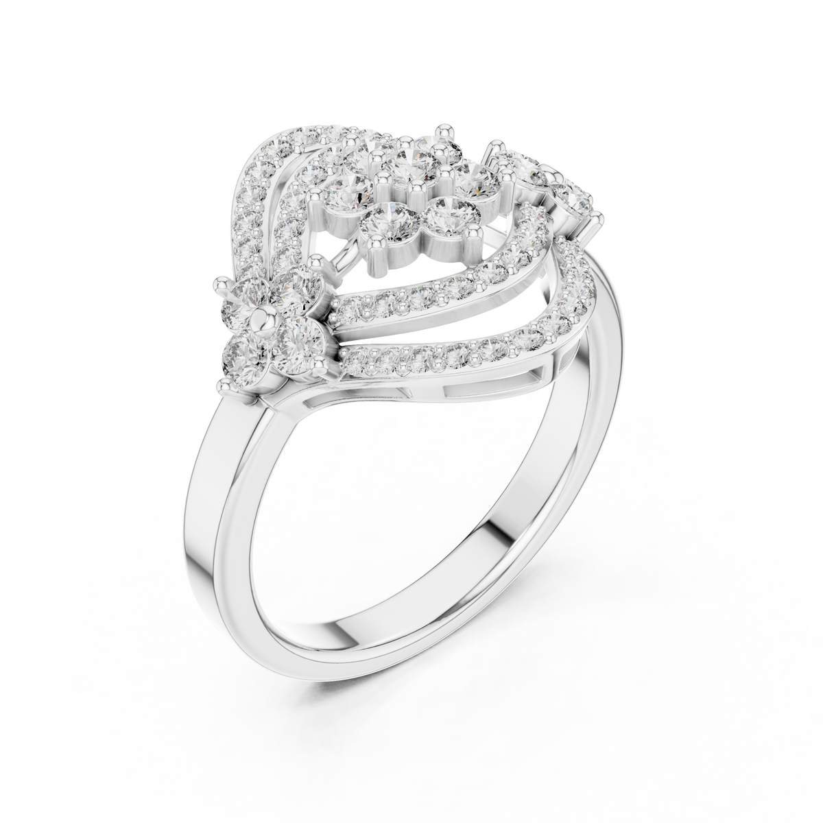 Round 10K 14K 18K 22K White Gold