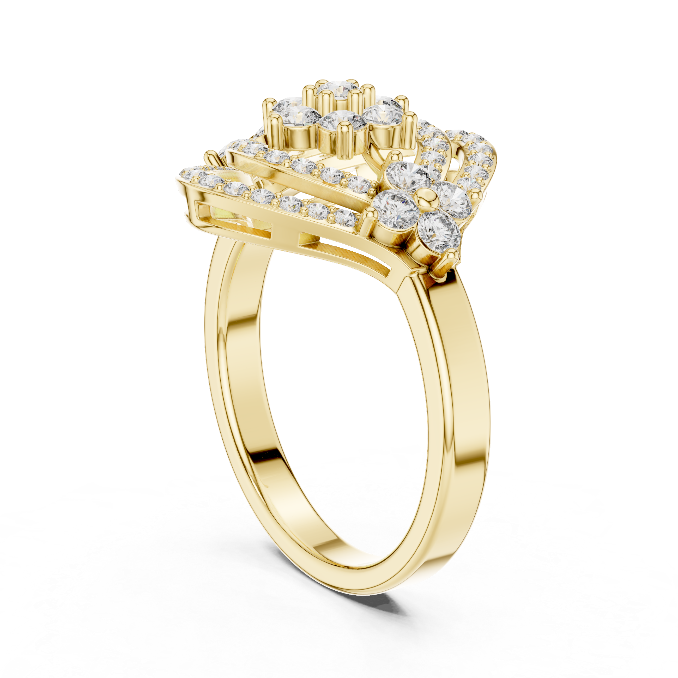 Round 10K 14K 18K 22K Yellow Gold