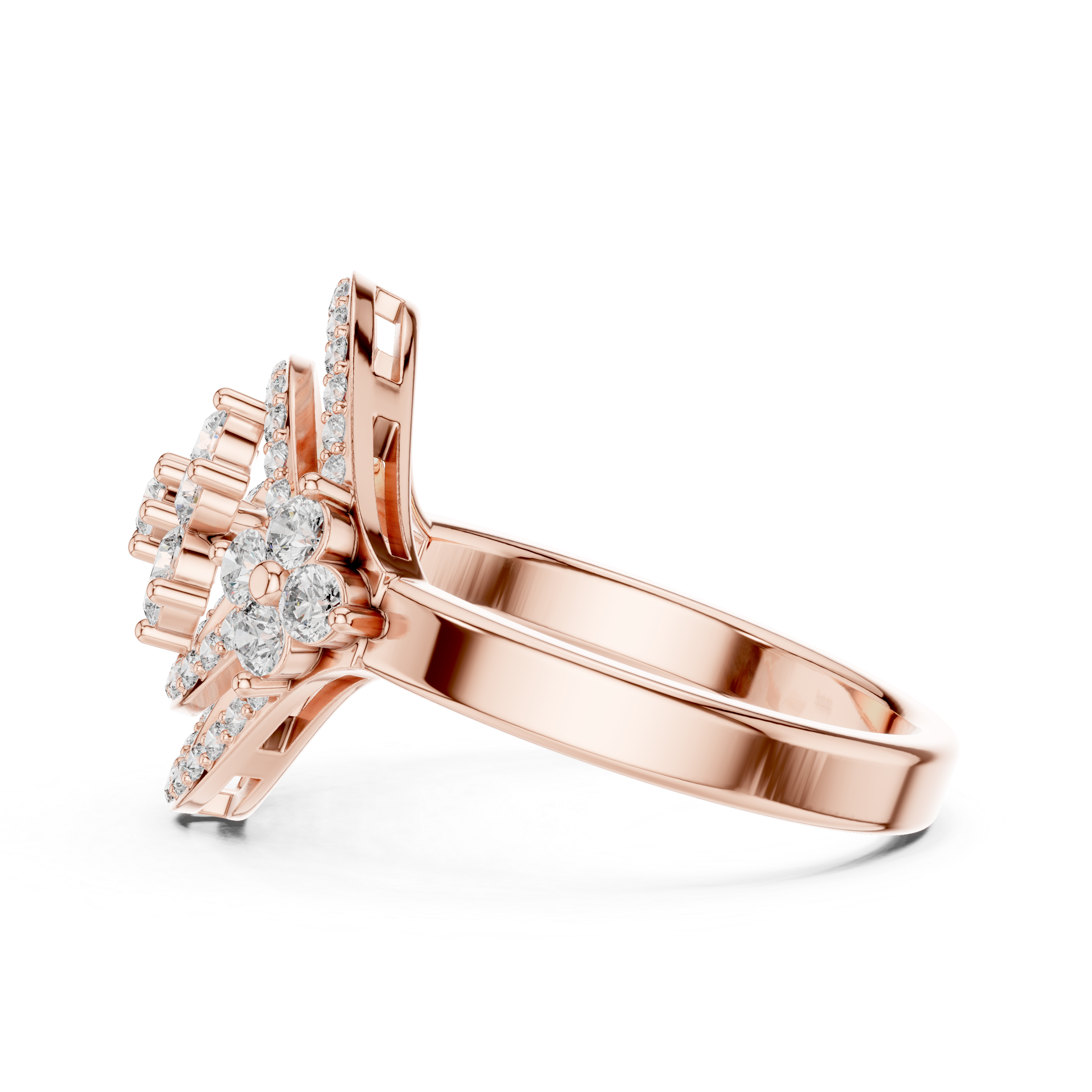 Round 10K 14K 18K 22K Rose Gold