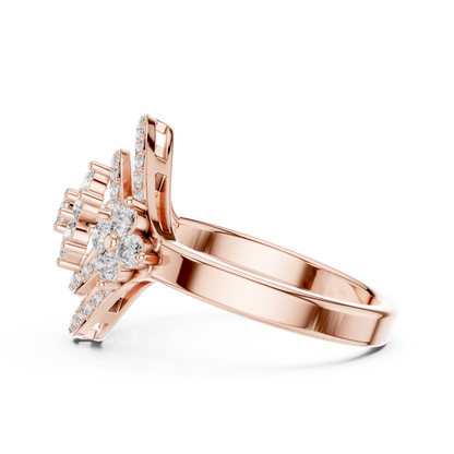 Round 10K 14K 18K 22K Rose Gold