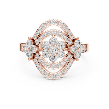 Round 10K 14K 18K 22K Rose Gold