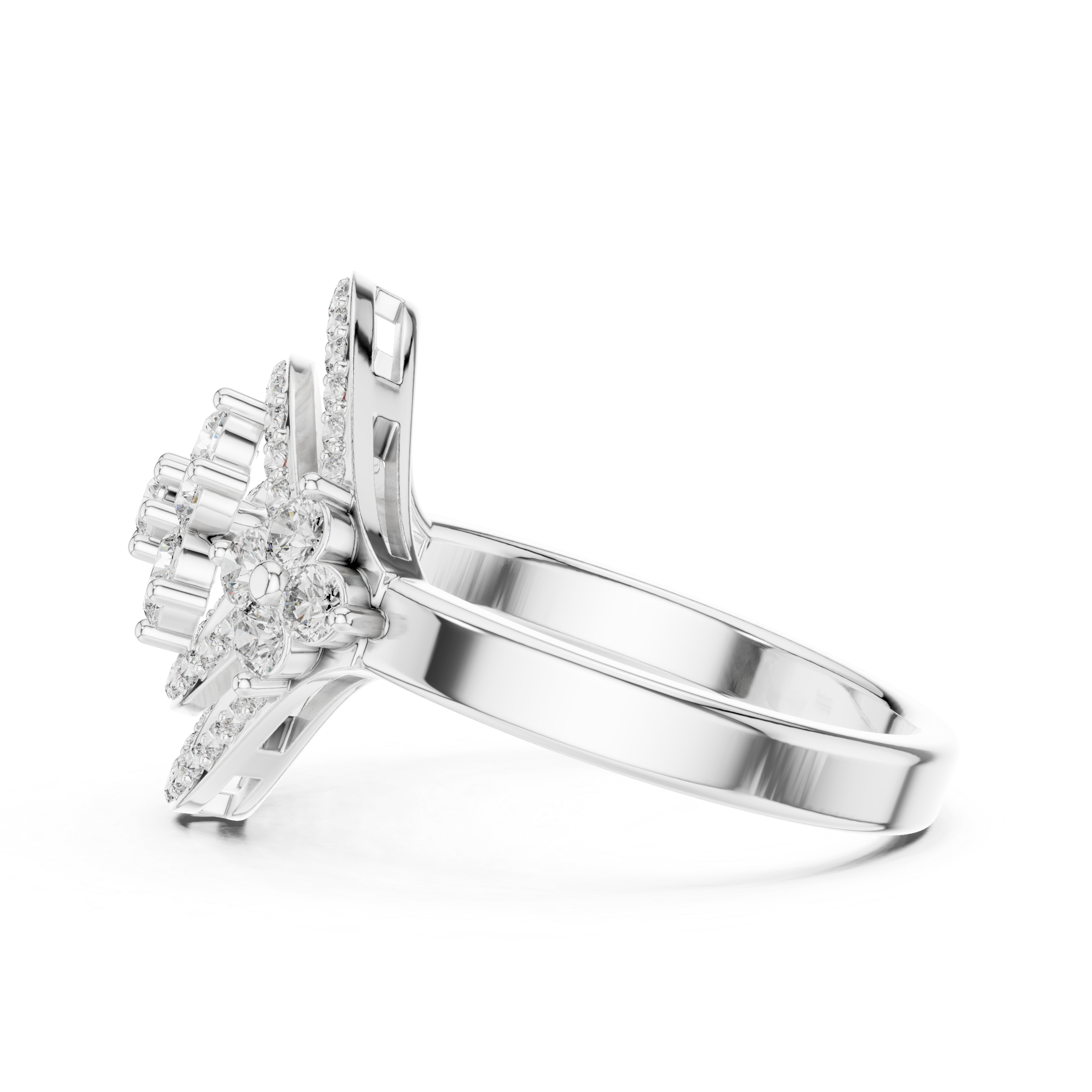 Round 10K 14K 18K 22K White Gold