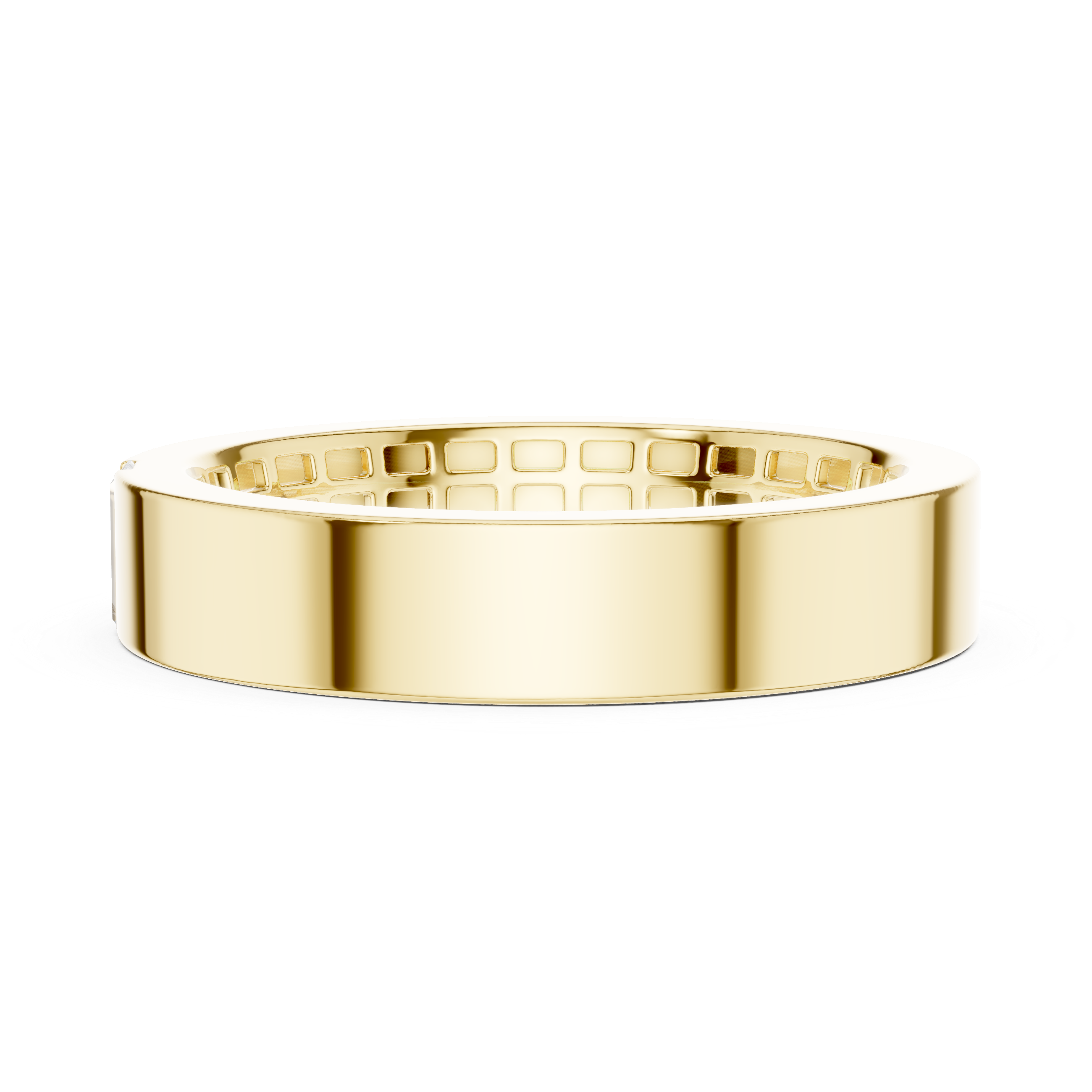 Baguette 10K 14K 18K 22K Yellow Gold