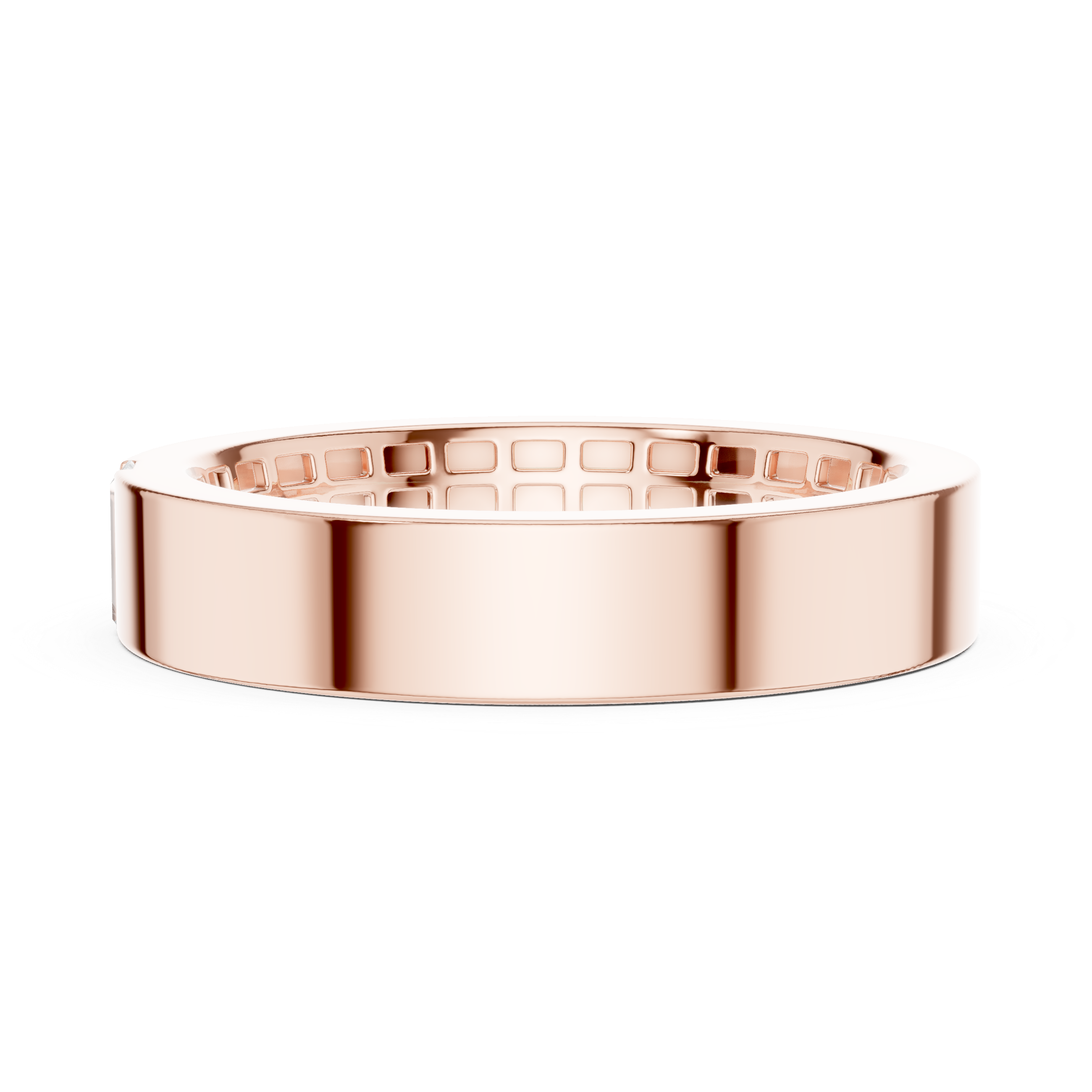 Baguette 10K 14K 18K 22K Rose Gold